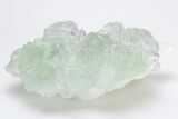 Purple & Green Cubic Fluorite Cluster - China #205622-1
